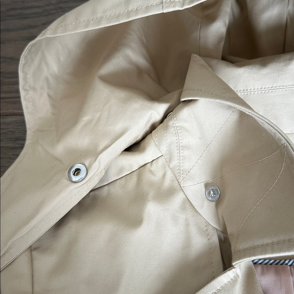 J.Crew Icon Trench Coat, Vintage Khaki - Picture 4 of 14
